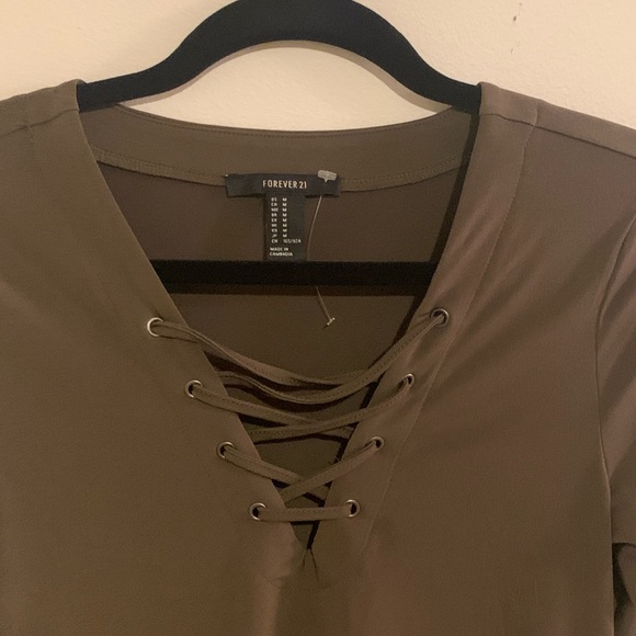 Forever 21 Tight Green Dress - Picture 2 of 5